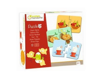 AVMJE514 Avenue Mandarine Duo Puzzle Předtím a potom
