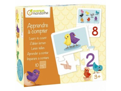 AVMJE529 Avenue Mandarine Dětská hra - puzzle Počítání
