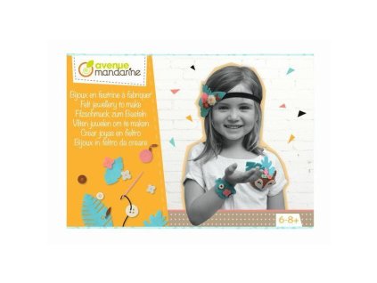 AVMKC083 Avenue Mandarine Kreativní sada šití Šperky liška