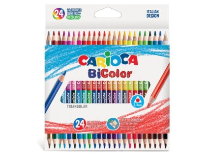 C30313 Carioca Oboustranné pastelky Bicolor 24 kusů