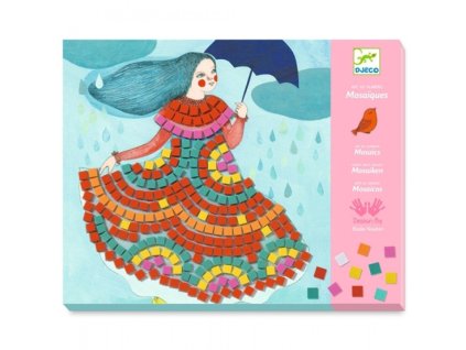 DJ09420 Djeco Kreativní mozaika Společenské šaty