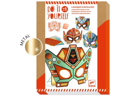DJ07924 Djeco Kreativní sada DIY Masky superrobotů