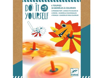 DJ07941 Djeco Kreativní sada DIY Vytvoř si dračí twister