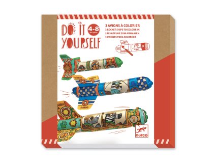DJ07948 Djeco Kreativní sada DIY Vytvoř si házecí rakety