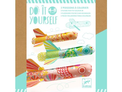 DJ07943 Djeco Kreativní sada DIY Vytvoř si házecí rybičky