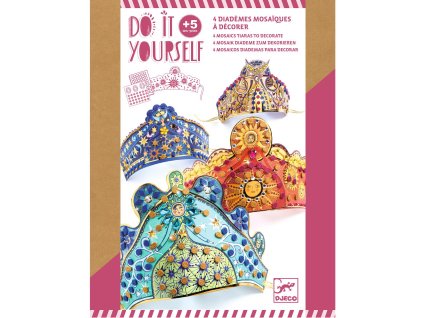 DJ07909 Djeco Kreativní sada Třpytivé korunky