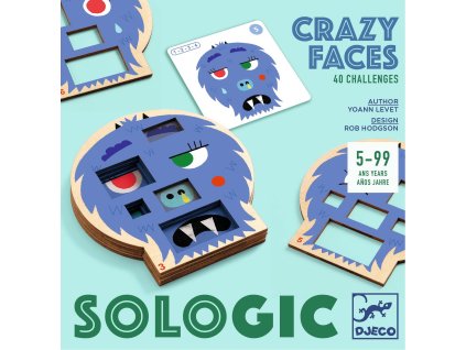DJ08591 Djeco Logická hra Sologic Crazy Faces