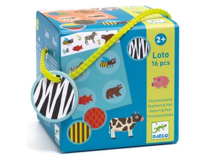 DJ08191 Djeco Loto Zvířecí oblečky