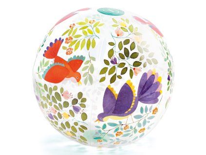 DJ00171 Djeco Nafukovací míč Ptáčci