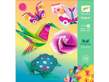 DJ08754 Djeco Origami neonové - Tropy