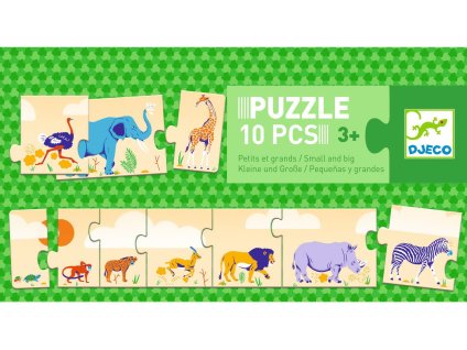 DJ08189 Djeco Puzzle Od nejmenšího