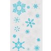 PMA810935 Docrafts Třpytivé samolepky Sněhové vločky modrobílé-1