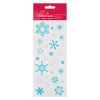 PMA810935 Docrafts Třpytivé samolepky Sněhové vločky modrobílé