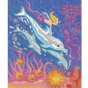 J07981 Janod Kreativní sada Malování podle čísel Delfíni-5