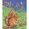 J07983 Janod Kreativní sada Malování podle čísel Lesní zvířata-4
