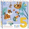 J07744 Janod Kreativní sada My arts and crafts Nalepování Zvířátka