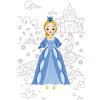 J07836 Janod Móda - módní sešit s nálepkami Princezny z pohádek-5