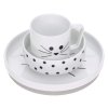 7205P-04 Lässig Porcelánový jídelní set pro děti Little Chums Cat