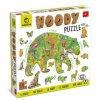 L21252 Ludattica Dřevěné puzzle Lesní zvířátka