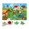 L20293 Ludattica Puzzle XXL tajemství s lupou - Farma-1