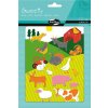 AE128 Maildor Sada filcových samolepek Zvířátka na farmě