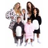 20-CH354 Noxxiez Hřejivá televizní mikinová deka s kapucí pro teenagery a dospělé - Panda-4