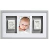 PE63001 Pearhead Trojrámeček na otisk nástěnný, šedý