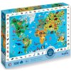 SSP7501 SentoSphere Vyhledávací puzzle Mapa světa se zvířaty-3