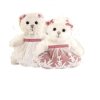 73319 Bukowski Plyšový medvěd v bílých šatičkách Ninka-2