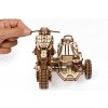 UG70078 Ugears Mechanická 3D stavebnice - Motorka s vozíkem-2