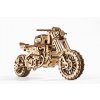 UG70078 Ugears Mechanická 3D stavebnice - Motorka s vozíkem-6