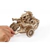 UG70078 Ugears Mechanická 3D stavebnice - Motorka s vozíkem-7