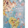 V2728 Vilac Dřevěná nástěnná magnetická mapa světa-3