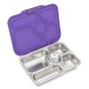 YO67 Yumbox Krabička na svačinu - svačinový box nerezový Presto RVS 5 - Remy Lavendel