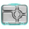 YO71 Yumbox Krabička na svačinu - svačinový box nerezový Presto RVS 5 - Tulum Blue Mint-5