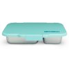 YO71 Yumbox Krabička na svačinu - svačinový box nerezový Presto RVS 5 - Tulum Blue Mint-6
