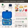 YO111 Yumbox Krabička na svačinu - svačinový box Original - Surf Blue Race Cars-2