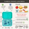 YO104 Yumbox Krabička na svačinu - svačinový box Panino - Tropical Aqua Panther-2