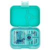 YO104 Yumbox Krabička na svačinu - svačinový box Panino - Tropical Aqua Panther