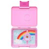 PPSN202309R Yumbox Krabička na svačinu - svačinový box Snack - Power Pink Rainbow
