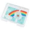 PPSN202309R Yumbox Krabička na svačinu - svačinový box Snack - Power Pink Rainbow-4