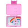 PPSN202309R Yumbox Krabička na svačinu - svačinový box Snack - Power Pink Rainbow