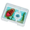 SBSN202309D Yumbox Krabička na svačinu - svačinový box Snack - Surf Blue Dino-4