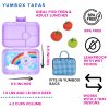 YO126 Yumbox Krabička na svačinu - svačinový box XL Tapas 4 - Monte Carlo Blue Shark-1