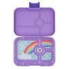 YO52 Yumbox Krabička na svačinu - svačinový box XL Tapas 4 - Portofino Dreamy Purple Rainbow
