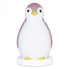 ZA-PAM-03 Zazu Noční světlo a trenér spánku Tučňák Pam Sleeptrainer s Bluetooth - růžový