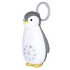 ZA-ZOE-01 Zazu Přehrávač hudby s nočním světlem a Bluetooth tučňák ZOE, šedý-2