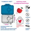 YONBP202405 Yumbox Krabička na svačinu - svačinový box nerezový Pret RVS 4 - Normandy Blue-3