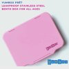 YOVPP202405 Yumbox Krabička na svačinu - svačinový box nerezový Pret RVS 4 - Versailles Pink-7