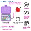 YO6 LavandeU Yumbox Krabička na svačinu - svačinový box Original - Lavande Purple Unicorn-4
